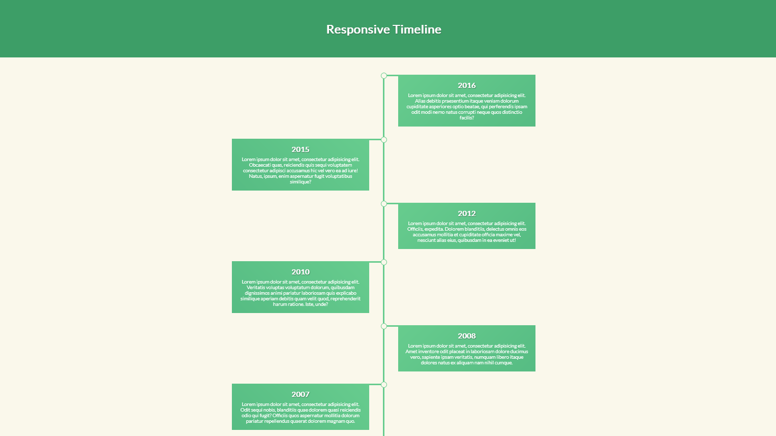 Demo Image: Responsive Vertical Timeline