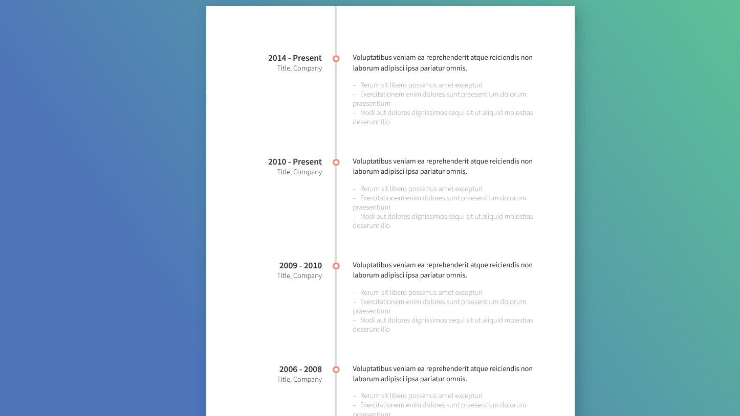 Demo Image: Timeline