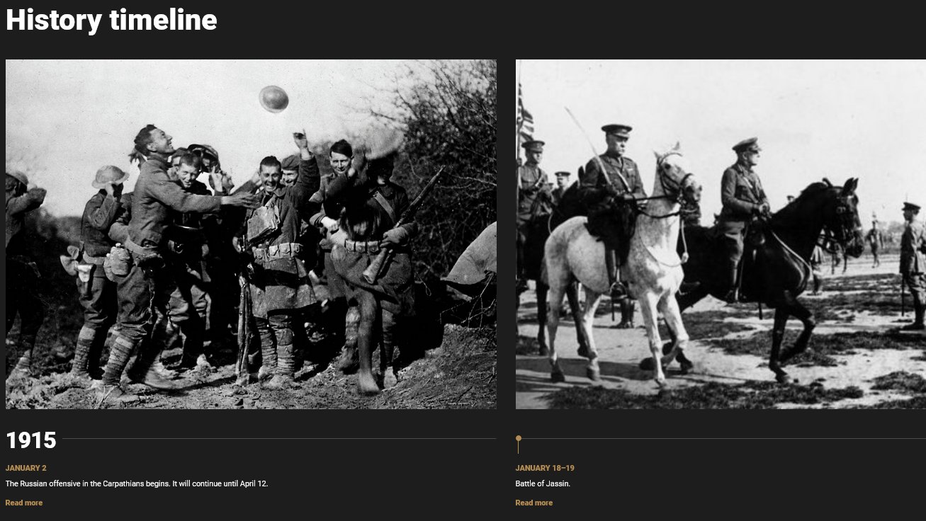 Demo Image: Responsive History Timeline