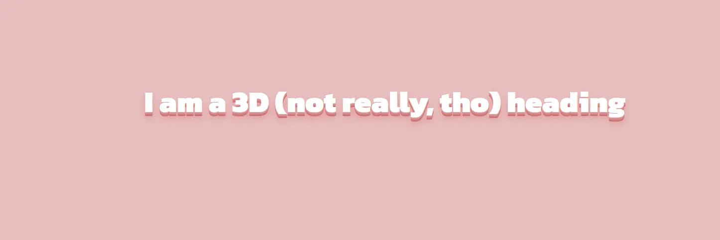 SCSS 3D text mixin