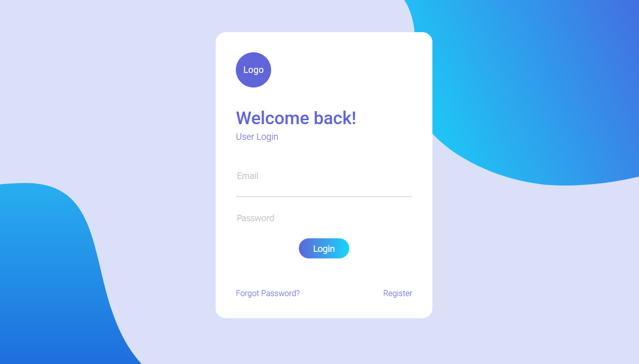Demo Image: Beautiful Login Page