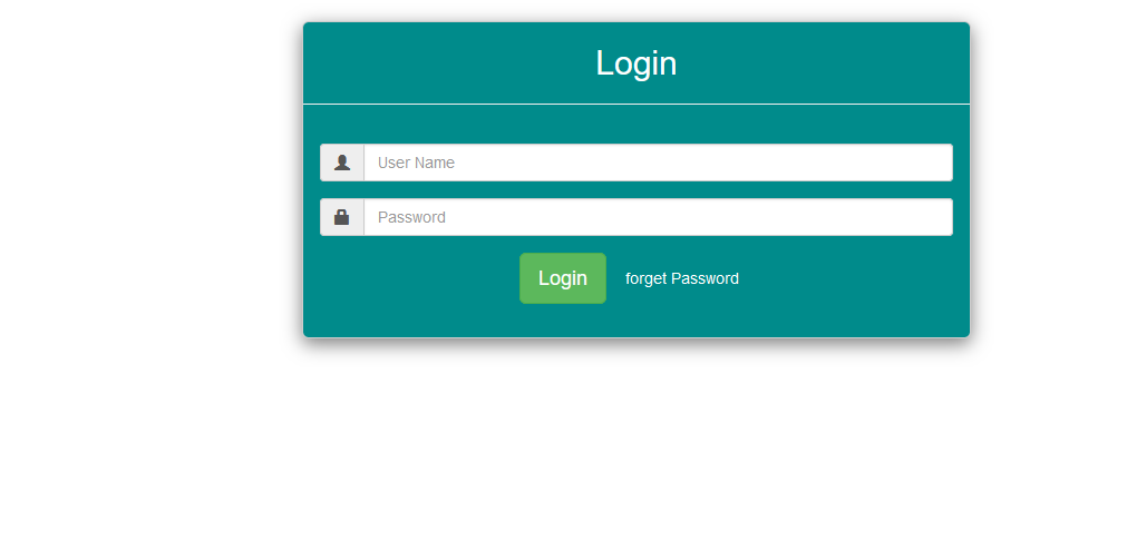 7. Bootstrap Responsive Login Page
