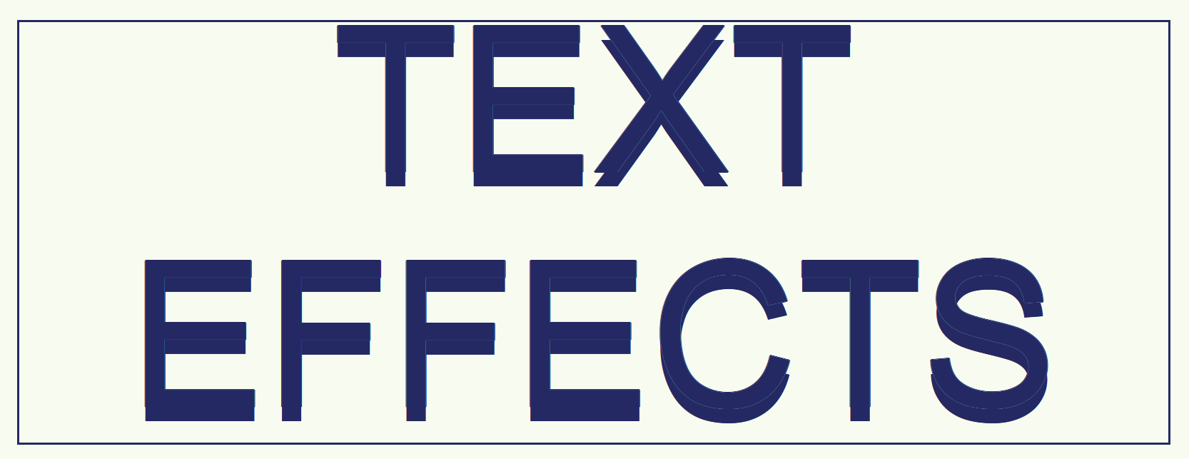 Home Layered flourish fonts