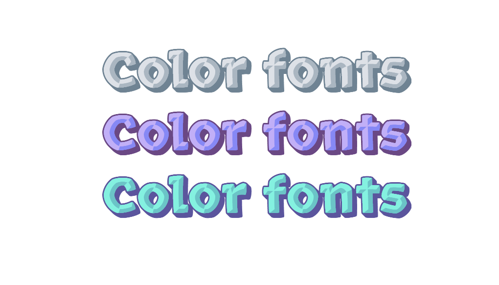 font palette