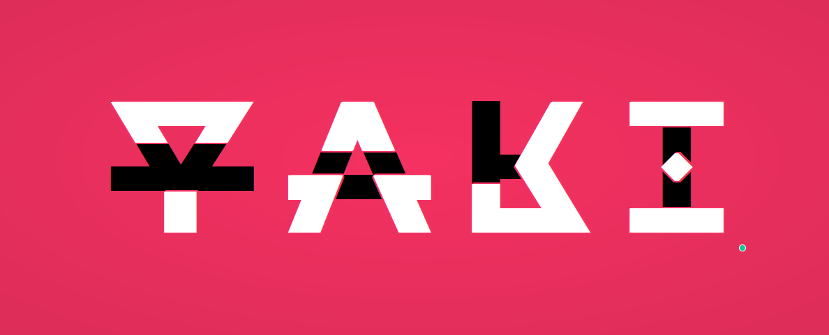 Layered geometric font using Yaki by Novo Typo
