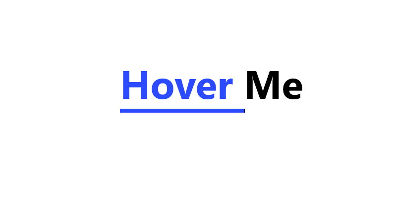 Simple unexpected hover effect